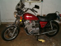 I later added a sissy bar that I hated.