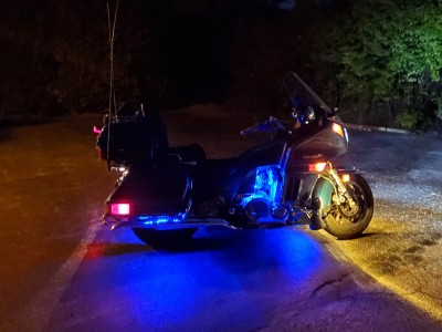 1995 Kawasaki Voyager, accsy blue &quot;parking&quot; LEDs